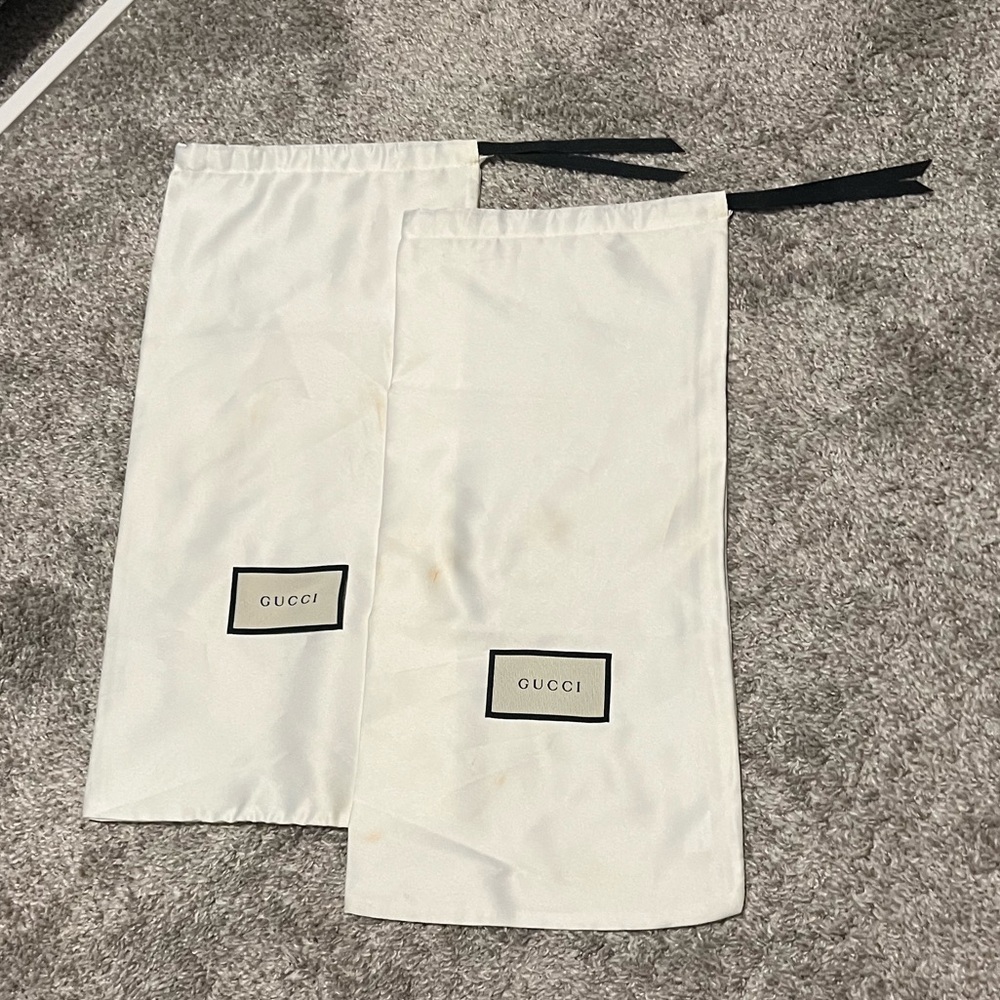 Lot of Two Gucci Shoe Dust Bags